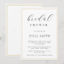 Search for frame bridal shower invitations Calligraphy
