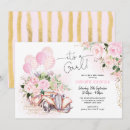 Search for car baby girl shower invitations Glitter