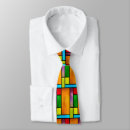 Search for stained glass ties Geometric
