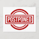 Search for cancelled postcards Postponement