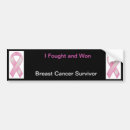 Search for cancer survivor bumper stickers Pink