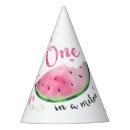 Search for watermelon paper party hats Pink