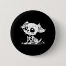 Search for dog skeletons badges Candy corn