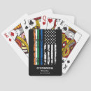 Search for thin blue line playing cards Patriotic