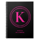 Search for trendy notebooks Monogrammed