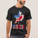 Search for canadian maple leaf tshirts Usa flag