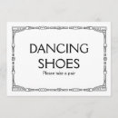 Search for dancing shoes invitations Black and white
