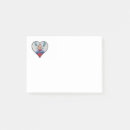 Search for heart shaped post it notes White