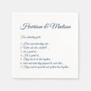 Search for dark navy napkins Script