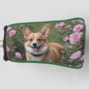 Search for corgi golf head covers Dog