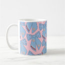 Search for pink and blue mugs Girly