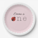 Search for ladybug plates Birthday