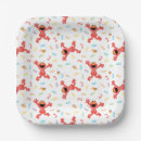 Search for elmo birthday plates Crayon inspired design