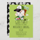 Search for kids golf invitations Green