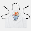 Search for floral painting aprons Watercolor flowers