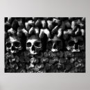Search for black white skull posters Halloween