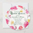Search for red rose bridal shower invitations Pink