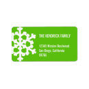Search for snow flake return address labels White