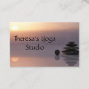 Search for balance business cards Meditation