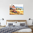 Search for old barn canvas prints Truck
