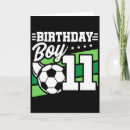 Search for 11 boy birthday cards Soccer
