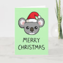 Search for koala cards Santa