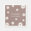 Search for white daisy napkins Groovy