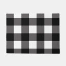 Search for black and white checkered doormats Checkers