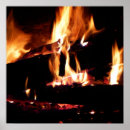 Search for log in fireplace posters Flame