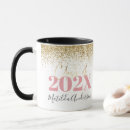 Search for gold glitter graduation mugs Modern