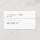 Search for year business cards Minimal