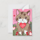 Search for cute cat valentines day cards Whimsical