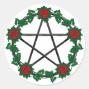 Search for red pentacle stickers Witch