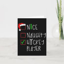 Search for hockey christmas cards Santa claus