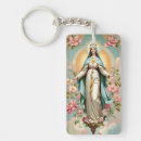 Search for blessed virgin key rings Christian