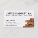 Search for stone mason business cards Builder