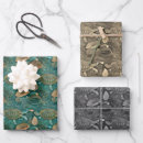 Search for ocean life wrapping paper Vintage