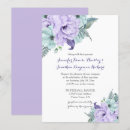 Search for mint and lavender wedding invitations Floral