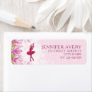 Search for ballerina return address labels Ballet