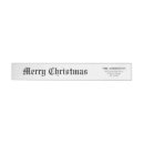 Search for new year return address labels Black and white