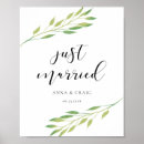 Search for just married signs Watercolor