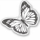 Search for black and white butterflies stickers Cute