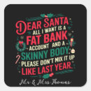 Search for skinny stickers Santa claus