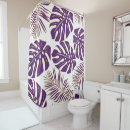 Search for palm leaves shower curtains Gold