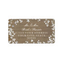 Search for fences return address labels Bride