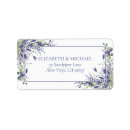 Search for purple lilacs return address labels Watercolor floral