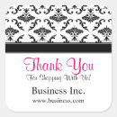Search for pink black thank you stickers Professional