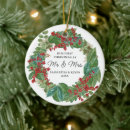 Search for wedding date christmas tree decorations Mr and mrs