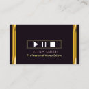 Search for video production business cards Photography