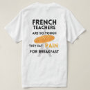 Search for french teacher tshirts France